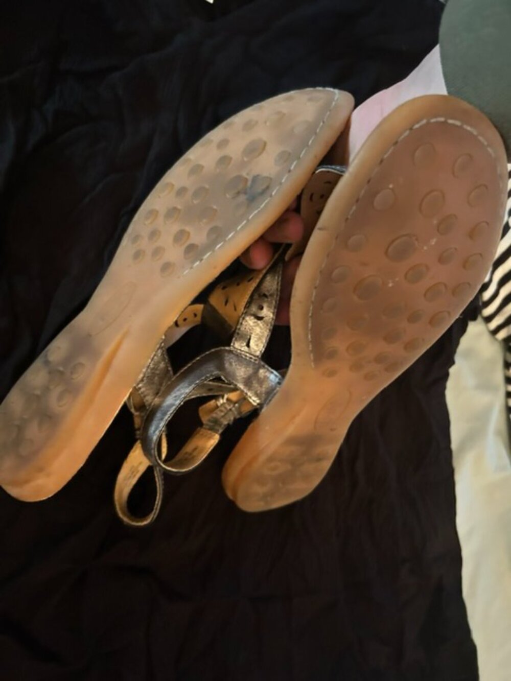 boc womens size 9 sandals silver shoes shoe nine - Picture 4 of 5